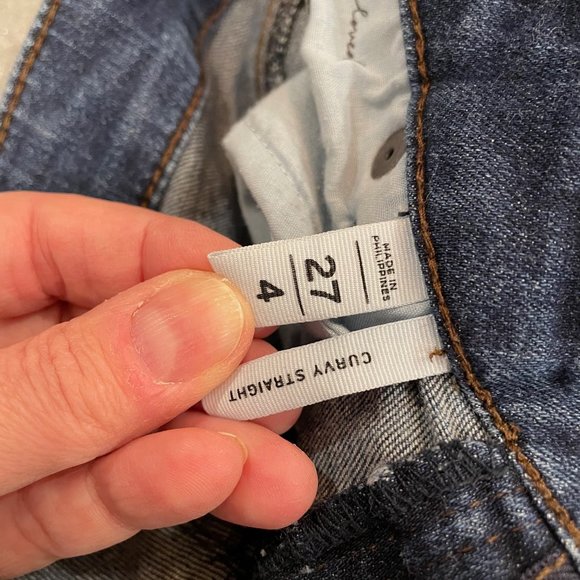 LOFT Curvy Straight size 27/4 - Picture 3 of 4